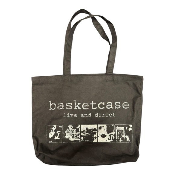 Basketcase Other - Basketcase "live and direct" Tote Bag Black OS Good Condition